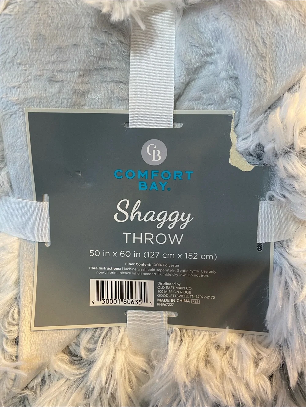 Comfort Bay plush shaggy